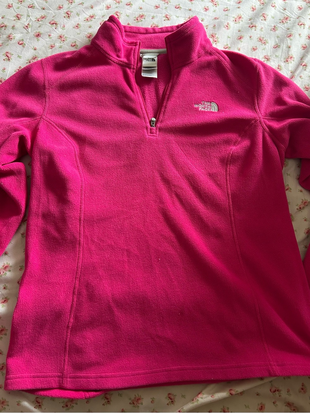 The North Face Women's Half-Zip Fleece Pullover - Bright Pink